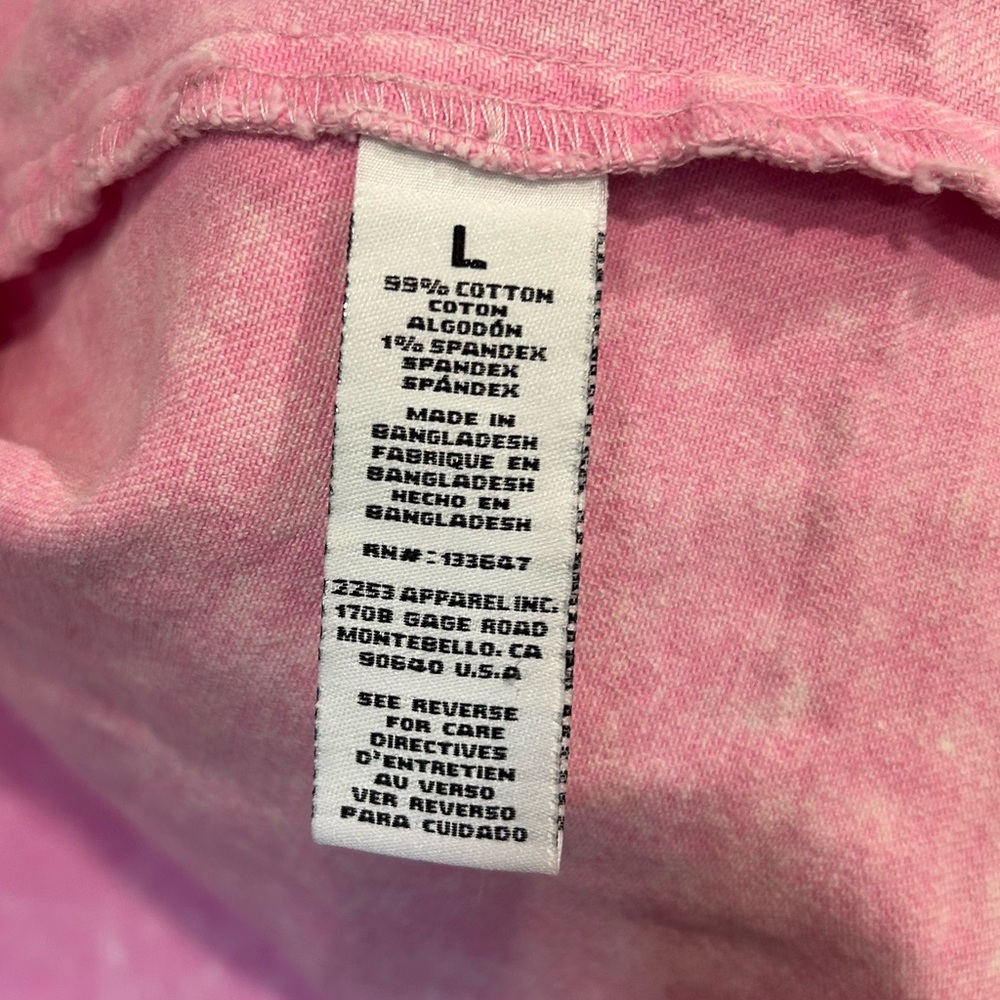 Celebrity Pink Light Pink Jean Jacket - Picture 5 of 5